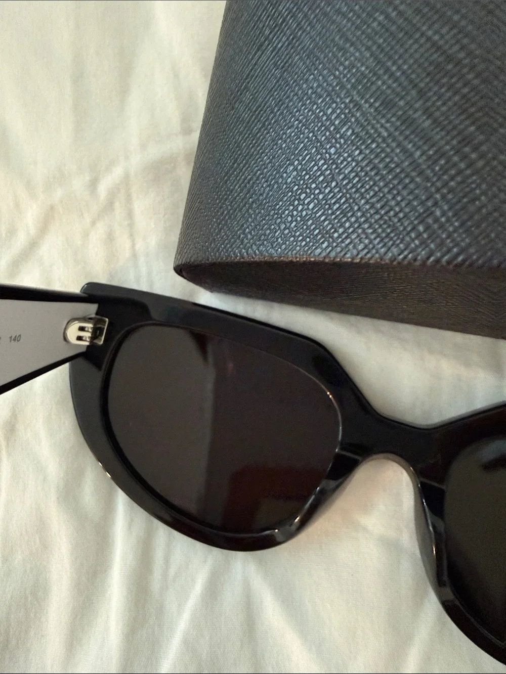 Prada  Black Cat-Eye Sunglasses